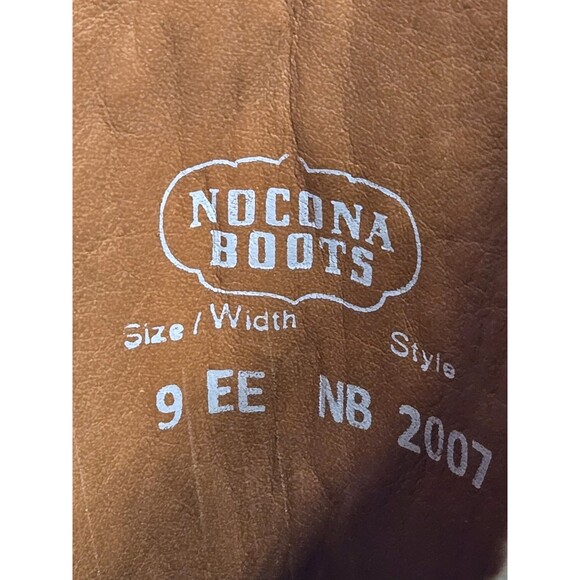 Nocona Boots Mens 9 Western Cowboy NB2007 Brown Ranch Rodeo Chore Imperial Calf - Picture 7 of 7